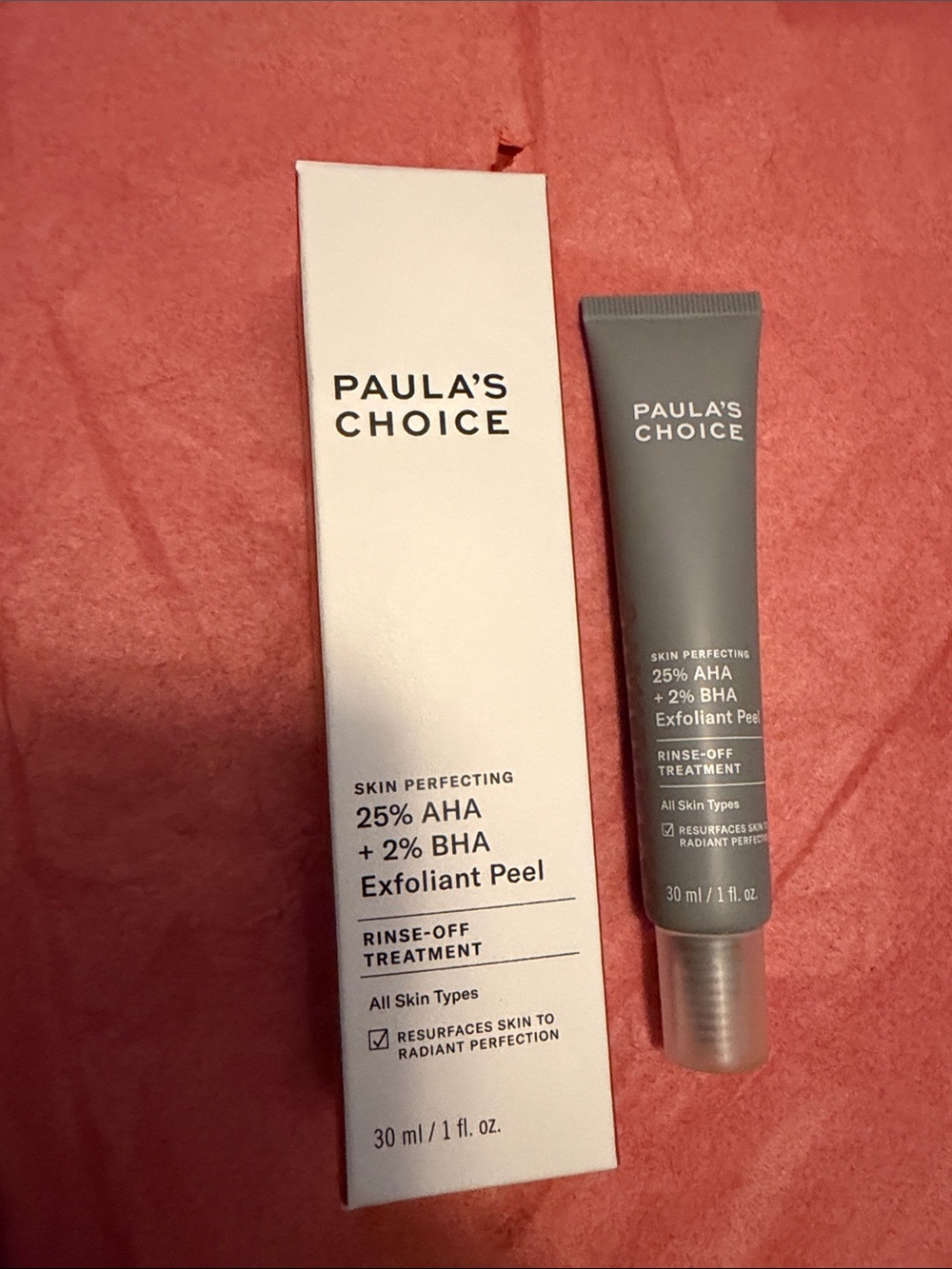 Paula's Choice SKIN PERFECTING 2% AHA + 2% BHA Exfoliant Peel (1 fl. oz.) NEW